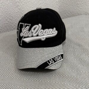 Las Vegas Black and‎ Silver Cap